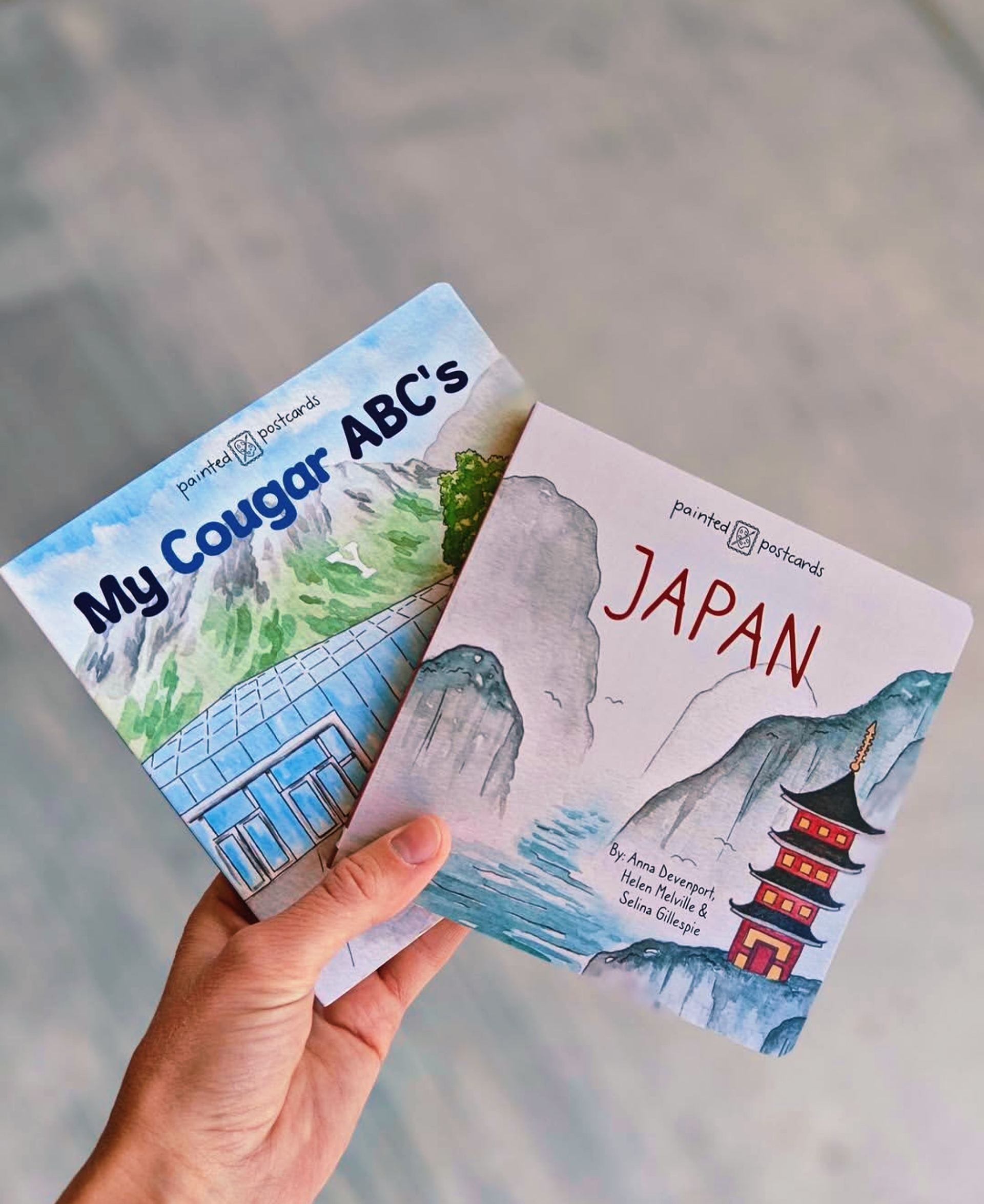 Painted Postcards children's board books